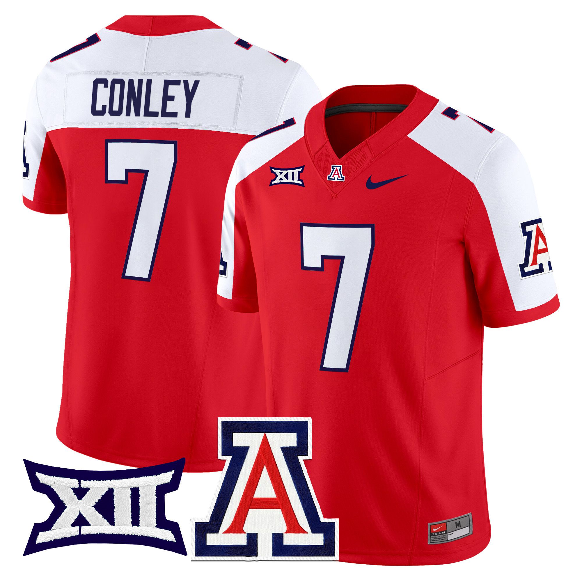 Men Arizona Wildcats #7 Conley Red Nike 2024 Vapor Limited NCAA Jersey